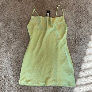 Nasty Gal Silk Wave detail dress PLUS SIZE:14